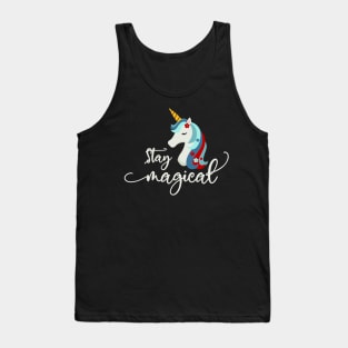 Christmas Unicorn: Stay Magical Tank Top